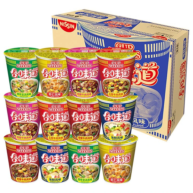 合味道 海鲜风味杯面 100g*3+30g*2