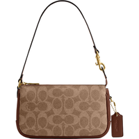  COACH/蔻驰 经典标志 女士手袋 B4/棕黄色 棕色