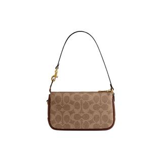 COACH 蔻驰 PLAZA 18号手袋 B4棕黄色