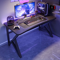 蔓斯菲尔 MSFE）年末特惠专区 电脑电竞桌办公书桌工作台 碳纤维纹电竞桌80cm