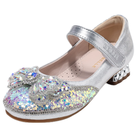 百丽 宝妈必蹲  单鞋儿童小高跟皮鞋