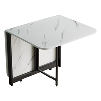  酷林KULIN 可伸缩 折叠餐桌 【折叠方桌】白色1米 免安装