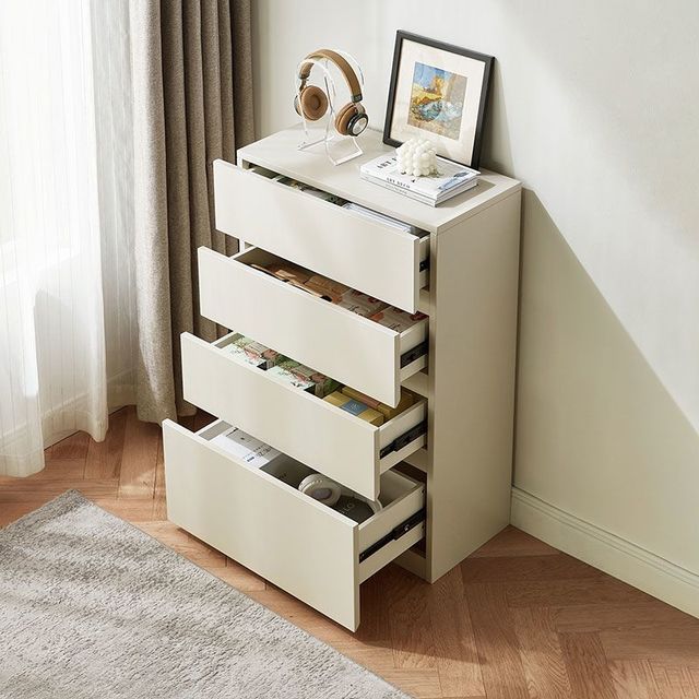 林氏家居 现代三斗柜卧室客厅落地式抽屉储物收纳柜子林氏木业OI2E