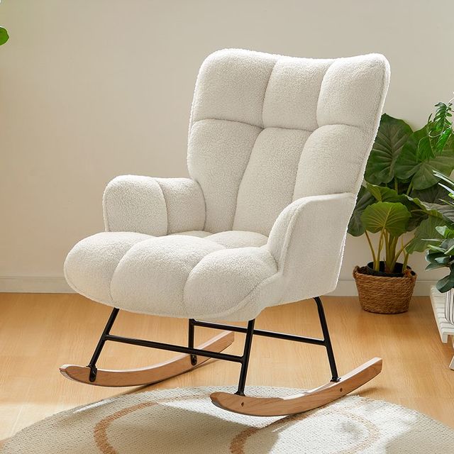 林氏家居 网红款舒适单人沙发椅懒人摇摇休闲椅蛋壳椅子