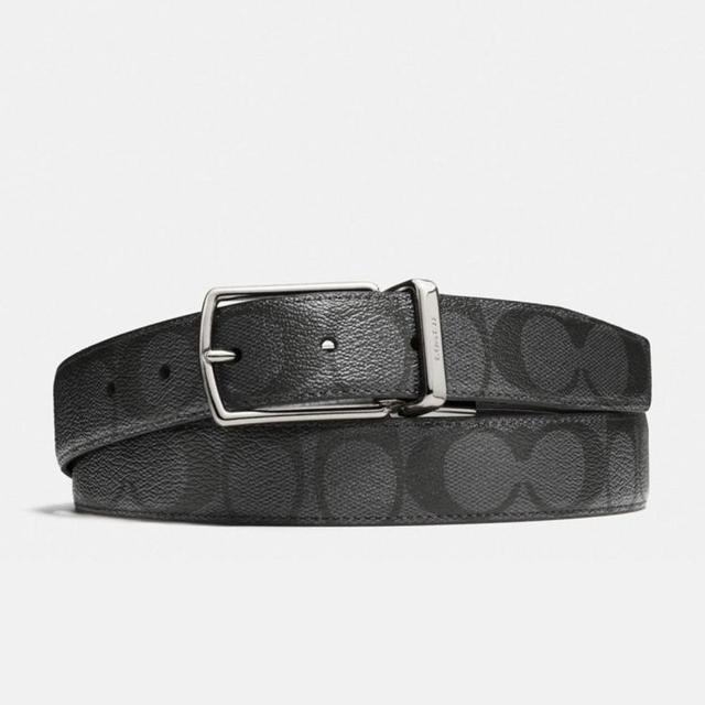 COACH 通勤商务百搭老花针扣腰带64825