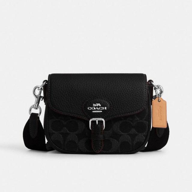 COACH 【38女神节礼物】Amelia16小号单肩斜挎马鞍包CQ187 16.5*6.5*12.5cm