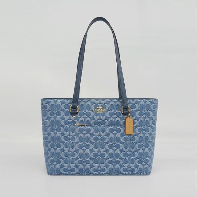 COACH 丹宁手提单肩托特包CDB88