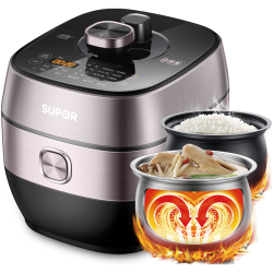 苏泊尔 IH鲜呼吸 电压力锅 双胆 5L 70kPa 304釜