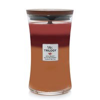 WoodWick 白噪音秋收大瓶香薰蜡烛送礼家用持久香氛生日礼物