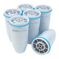 ZEROWATER 家用净水器净水壶滤芯 5级过滤 ZR-600型 6件
