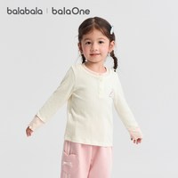 balabala/巴拉巴拉 假两件设计 女童长袖T恤