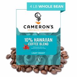 Cameron's Coffee 中度烘焙 10%夏威夷咖啡混合 1814克 烘焙咖啡豆