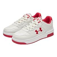 安德玛 休闲系带 儿童板鞋 魔术贴