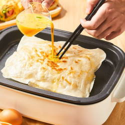 粮全其美 鸡蛋灌饼 早餐食品半成品煎饼饼皮速食 培根香肠伴侣面点卷饼 鸡蛋灌饼90g*20片