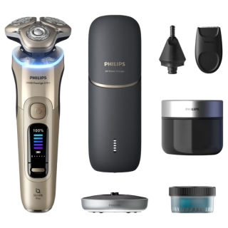  PHILIPS/飞利浦 24H持久净剃 男士电动剃须刀+紫外线充电仓