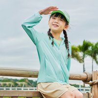  TOREAD kids/探路者儿童 UPF50+ 儿童防晒衣 浅粉绿