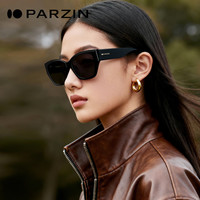 PLUS会员：帕森 偏光太阳镜 女款 猫眼宽腿驾驶墨镜 PZ7862