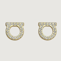 PLUS会员：Salvatore Ferragamo 女士GANCIO耳饰 0696576 女神节礼物