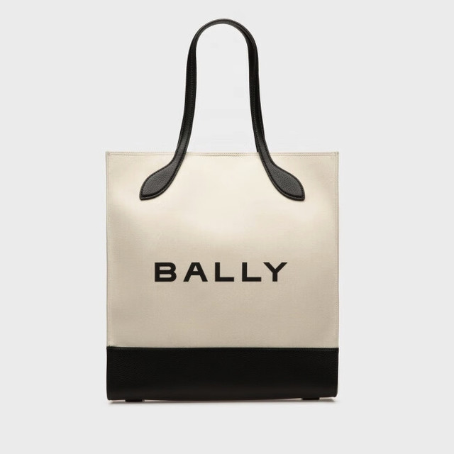 BALLY 女士 Bar 帆布单肩包托特包 6304517
