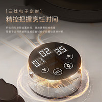  DU PONT/杜邦 猛火大火力 岩板灶三眼定时灶+升降烟机 【2025】升降烟机+岩板灶联动套装