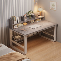 悦美妙 电脑桌台式家用办公桌 100CM 欧莱文灰