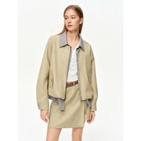 独束 假两件拼接 女士夹克