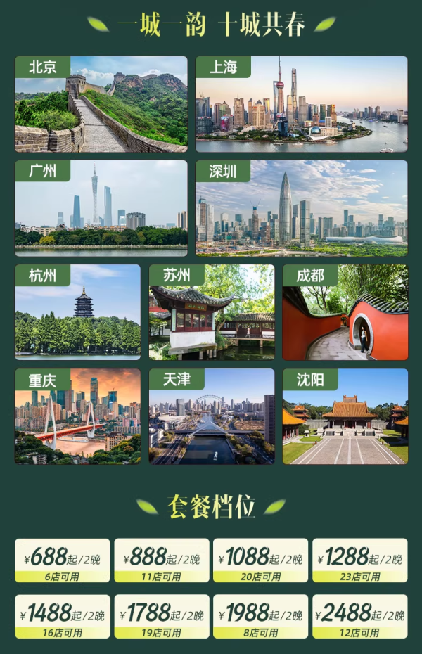 万豪Q1挑战赛开启！爆款通兑春促再上新，可叠加新客大额券包+积分活动，刷房保级两相宜