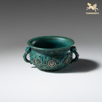 铜师傅 见微系列 聚宝盆 小号 铜摆件 家居工艺品