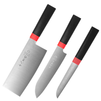 十八子作 优新鲜料理三件套 切片刀/多用刀/水果刀