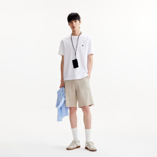 杰克琼斯 凉感 男士T恤 L A06本白色