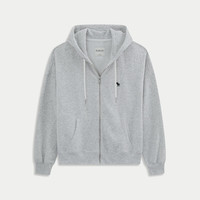 Abercrombie & Fitch 美式复古 女士卫衣 浅灰色 M (165/96A)