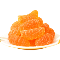  挚月 怀旧零食 橘子软糖 【果味浓郁】桔子软糖1000g