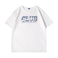 MARK FAIRWHALE/马克华菲 100%纯棉 男士T恤 3XL 【100%棉】-白#JMK五星俱乐部