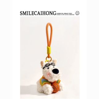 奔驰 清仓价！日本SIONOIS可爱排球西高地运动小狗毛绒挂件包包挂饰公仔玩偶