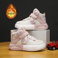 史努比 男女童户外百搭耐磨加绒舒适保暖休闲运动鞋儿童棉鞋