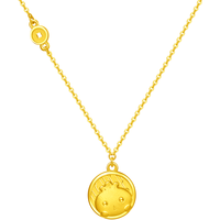 CHOW TAI FOOK 周大福 EOF677 小笼包足金项链