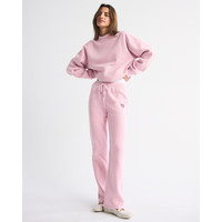  Abercrombie & Fitch 美式经典LOGO 女士运动卫裤 粉色 XL (170/96A)