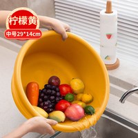 妙然 -2422 塑料脸盆 大号 浅灰色