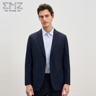 EMZ 鄂尔多斯 100%纯羊毛高端轻奢男士西服