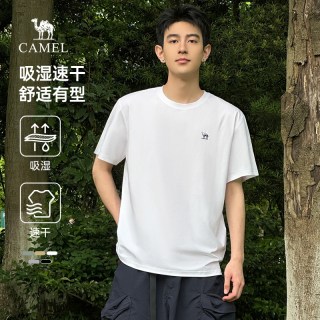 骆驼 透气 男士速干短袖T恤