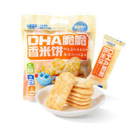 小鹿蓝蓝 DHA脆脆香米饼1袋（共480g）