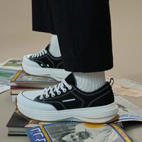 茵宝 TOBY曲奇帆布鞋新款厚底增高女鞋休闲运动鞋复古男鞋