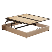  浪歌 气压高箱 钢木气压储物床 钢木排骨架