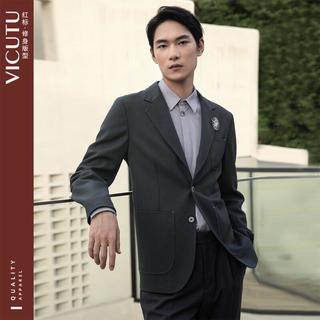  VICUTU/威可多 舒适绵羊毛 男士西装外套