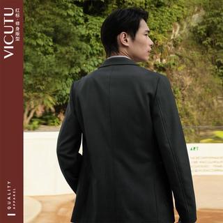  VICUTU/威可多 舒适绵羊毛 男士西装外套