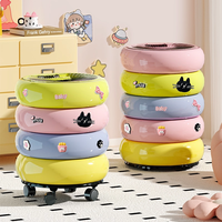 星优 卡通风大号垃圾桶 家用大容量带盖 轻奢高档