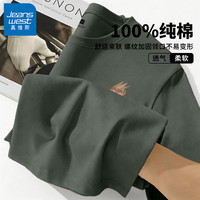 真维斯 男士220g重磅纯棉短袖T恤