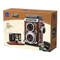  PANTASY/拼奇 85050 怀旧摆件 积木玩具  复古双反机