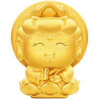  CHOW TAI FOOK/周大福 国潮小神仙本命佛 黄金转运珠