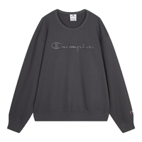 Champion 刺绣 卫衣 黑色 S